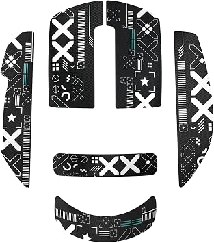 ATTACK SHARK X6 Mouse Anti-Slip Grip Tape, Professional Mice Upgrade Kit, Sweat Resistant, Cut to Fit, Easy to Use, Only Mouse Grip Tape, Mouse NOT Included
