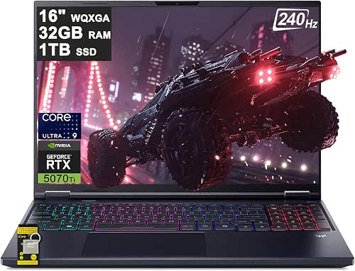 acer Predator Helios Neo 16 AI Gaming Laptop 16" 2560x1600