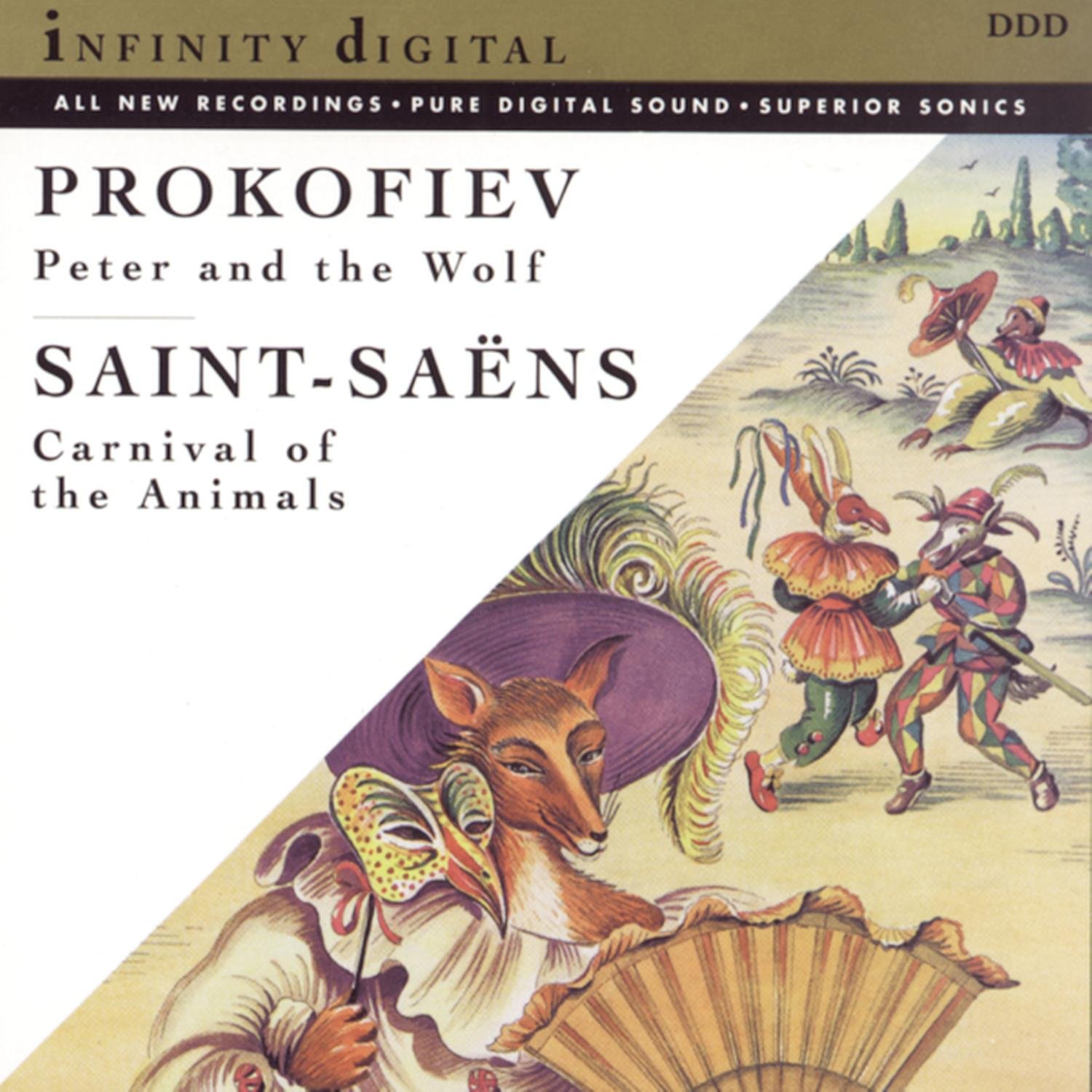 Peter & the Wolf / Carnival of the Animals [Audio CD] Stanislav Gorkovenko, St. Petersburg Radio & TV Symphony Orchestra; Infinity Digital and Prokofiev Sergei