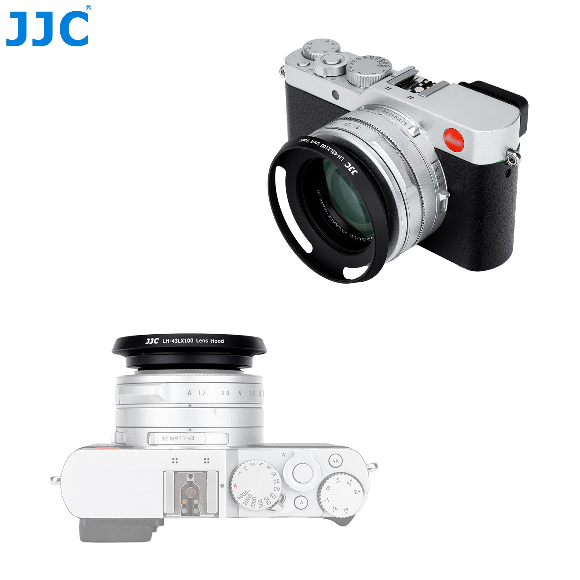 Image secondaire de Pare-soleil en métal JJC LH-43LX100 pour objectifs Leica et Panasonic