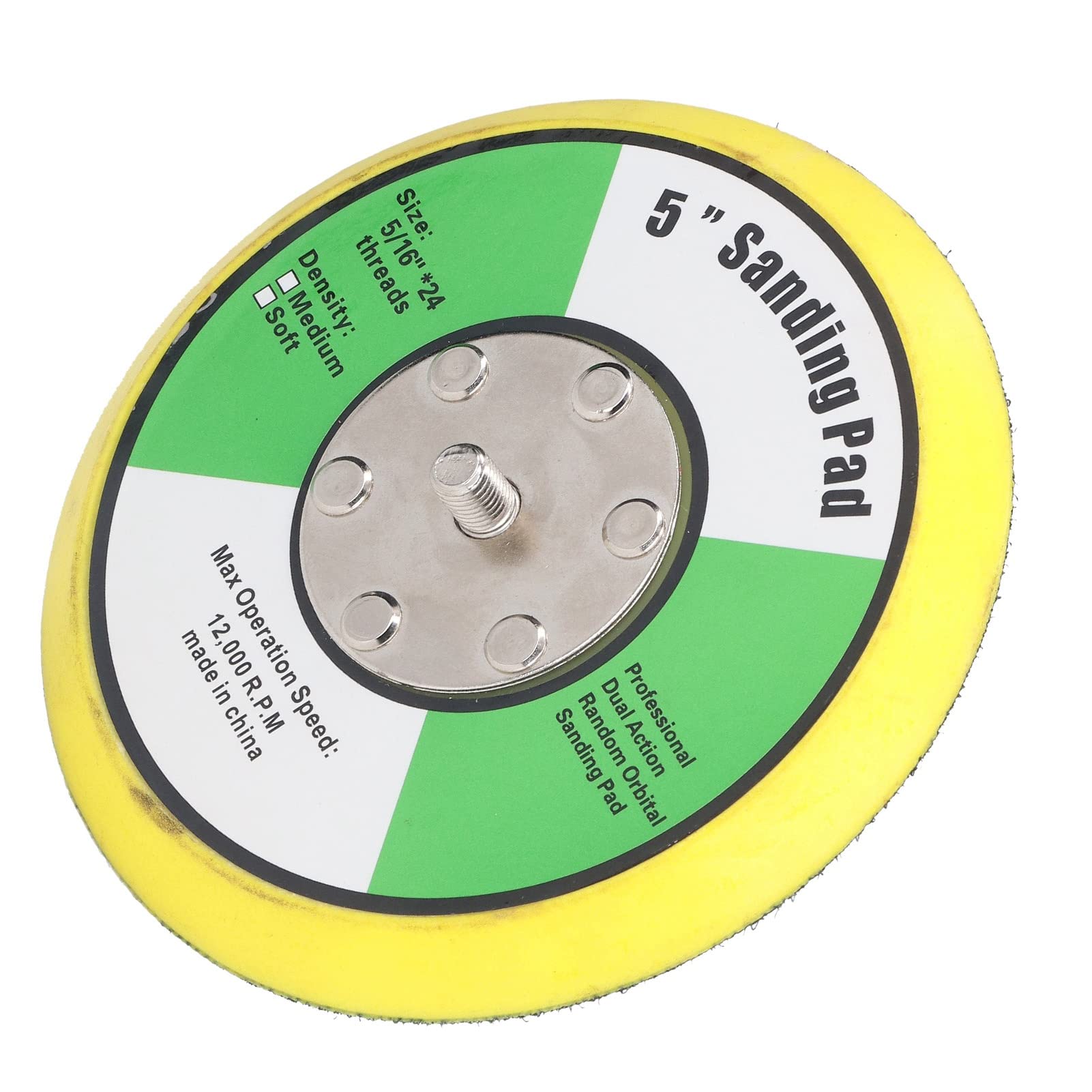 OKJHFD Piastre di Supporto con Gancio e Anello, Levigatrice ad Aria Lucidatore Platorello in PU per Lucidatrice per Auto Levigatrice ad Aria Levigatura Finitura Lucidatura (5)