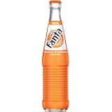 Mexican Fanta Orange Glass Bottle, 12 fl oz, 24 Pack