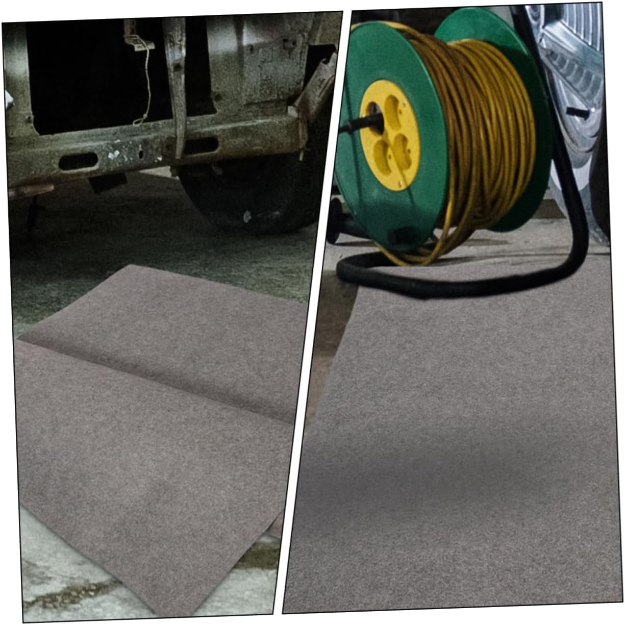 Mikinona Garage Car Mats Oil Drip Mat for Under Car Water Absorbing for Oil Leaks