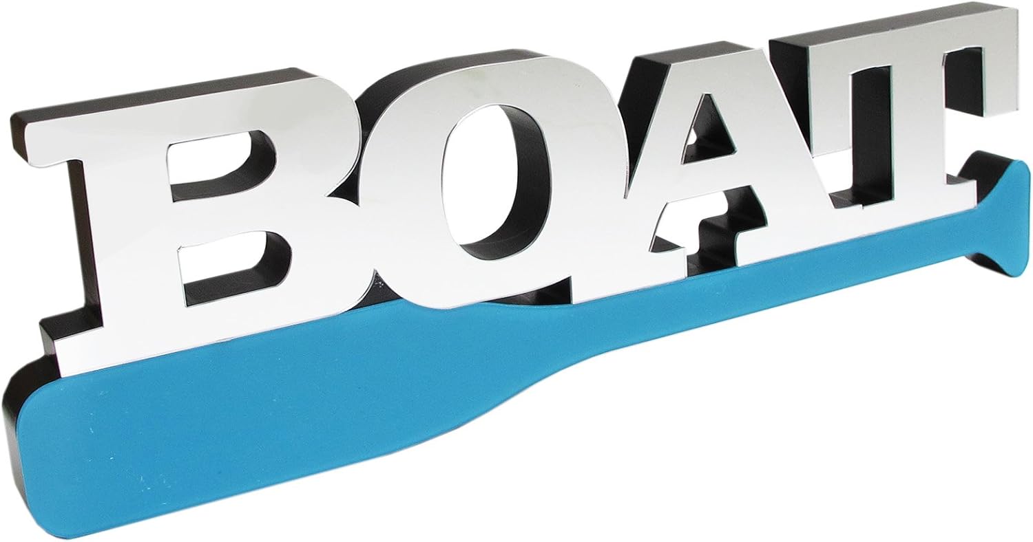 American Atelier Mirror Word Art, Ahoy