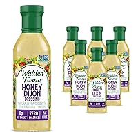 Vista 25 de Walden Farms Paquete variado de aderezos para ensalada – Ranch & Honey Dijon – Sin calorías, sin gluten, bajo en carbohidratos, apto para dieta