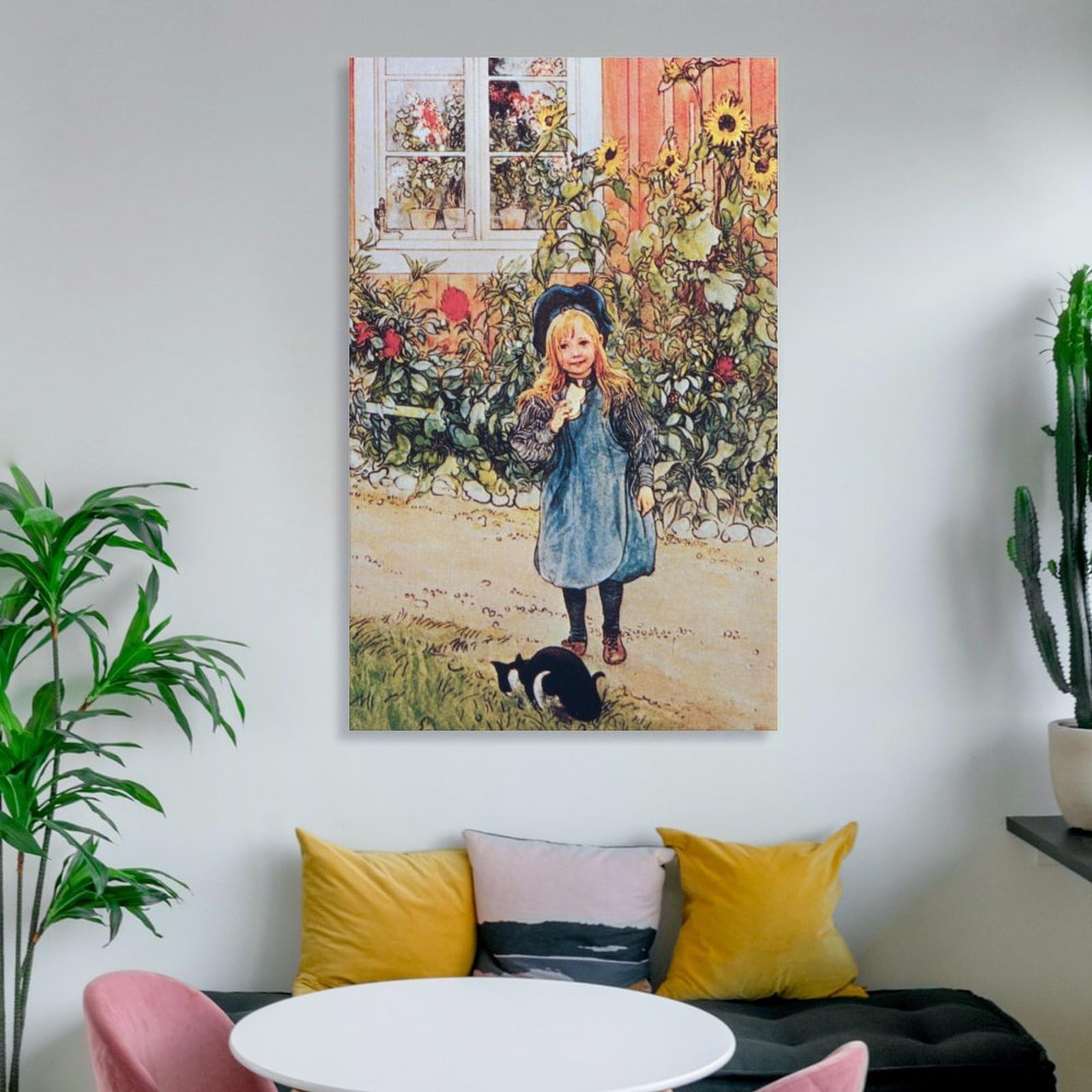 Amazon.co.jp: Carl Larssonカール・ラーション《ひまわりとブリタ