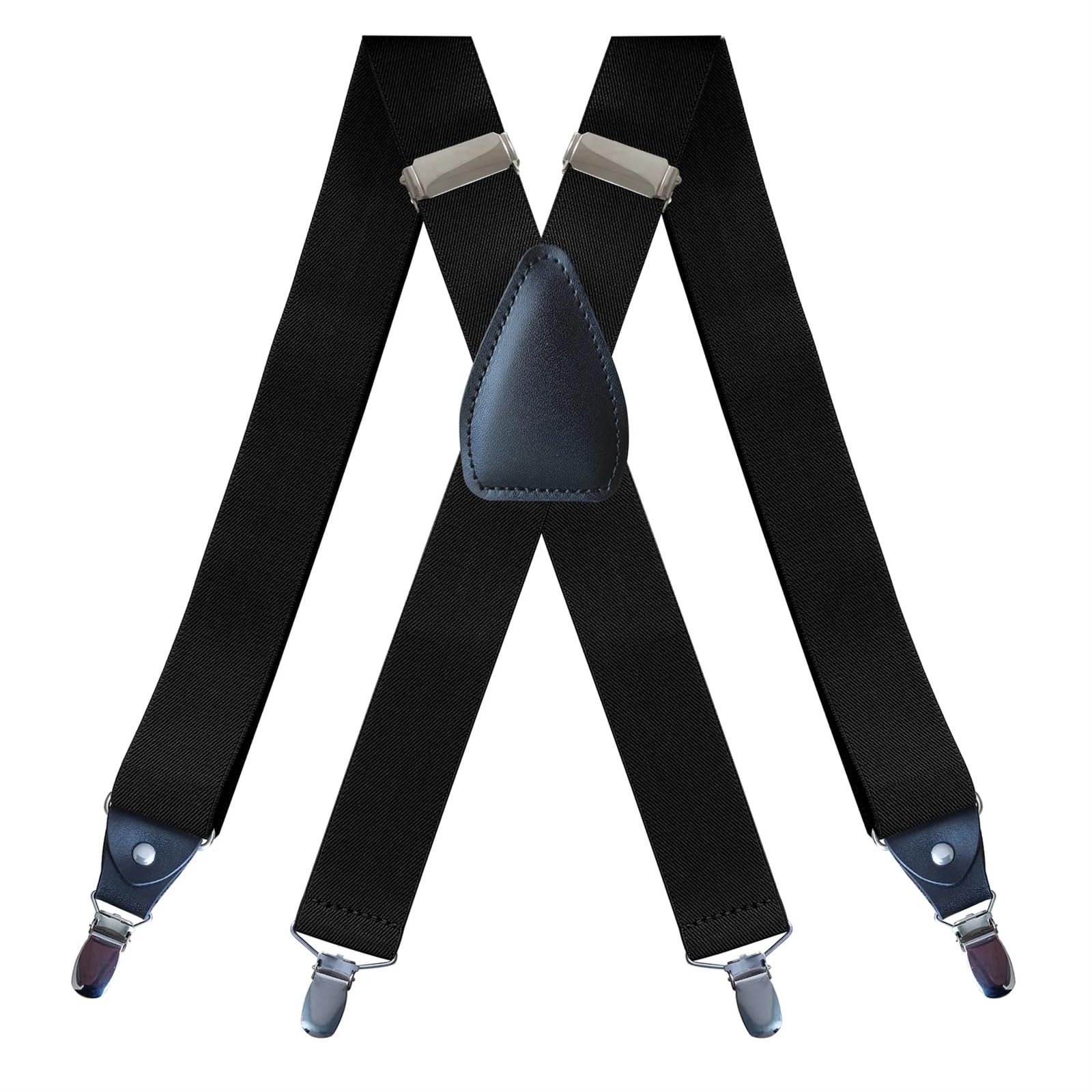 Tirantes Hombre Tirantes elásticos ajustables for hombre, resistentes, de 3,5 cm, con espalda en X y 4 clips, for pantalones para el Trabajo y Vestimenta Elegante