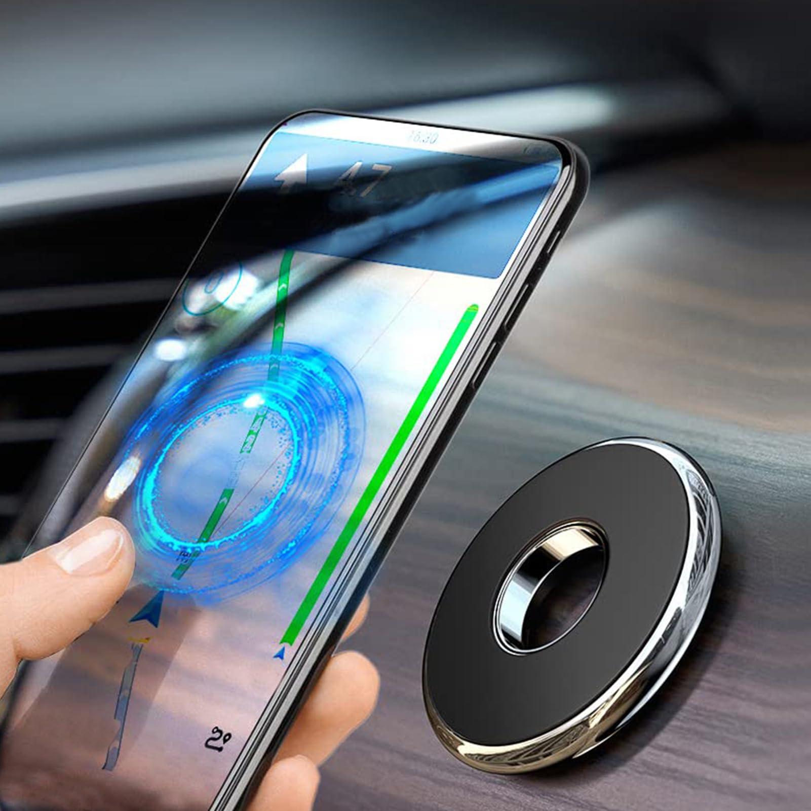 Generico Supporto per telefono magnetico per auto, Supporto per cellulare | Supporto per telefono da auto per supporto per telefono da cruscotto per bocchetta 'aria per acces