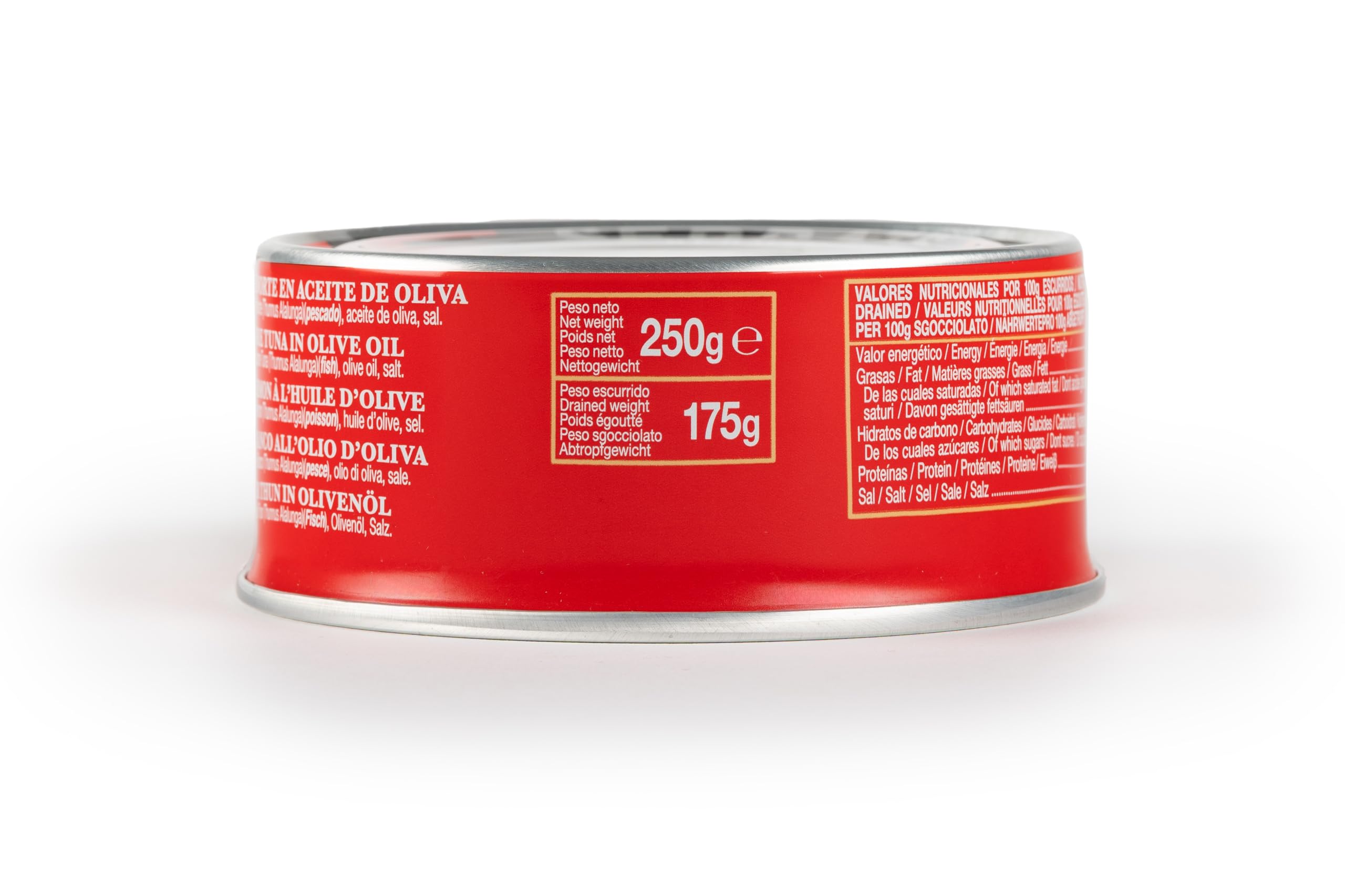 CONSERVAS SERRATS - Bonito del Norte del Cantábrico en Aceite de Oliva - 12 Latas x 250g (Total: 3000g) - Elaboración Artesanal desde 1890 - Sin Gluten - Rico en Omega 3 – Premium