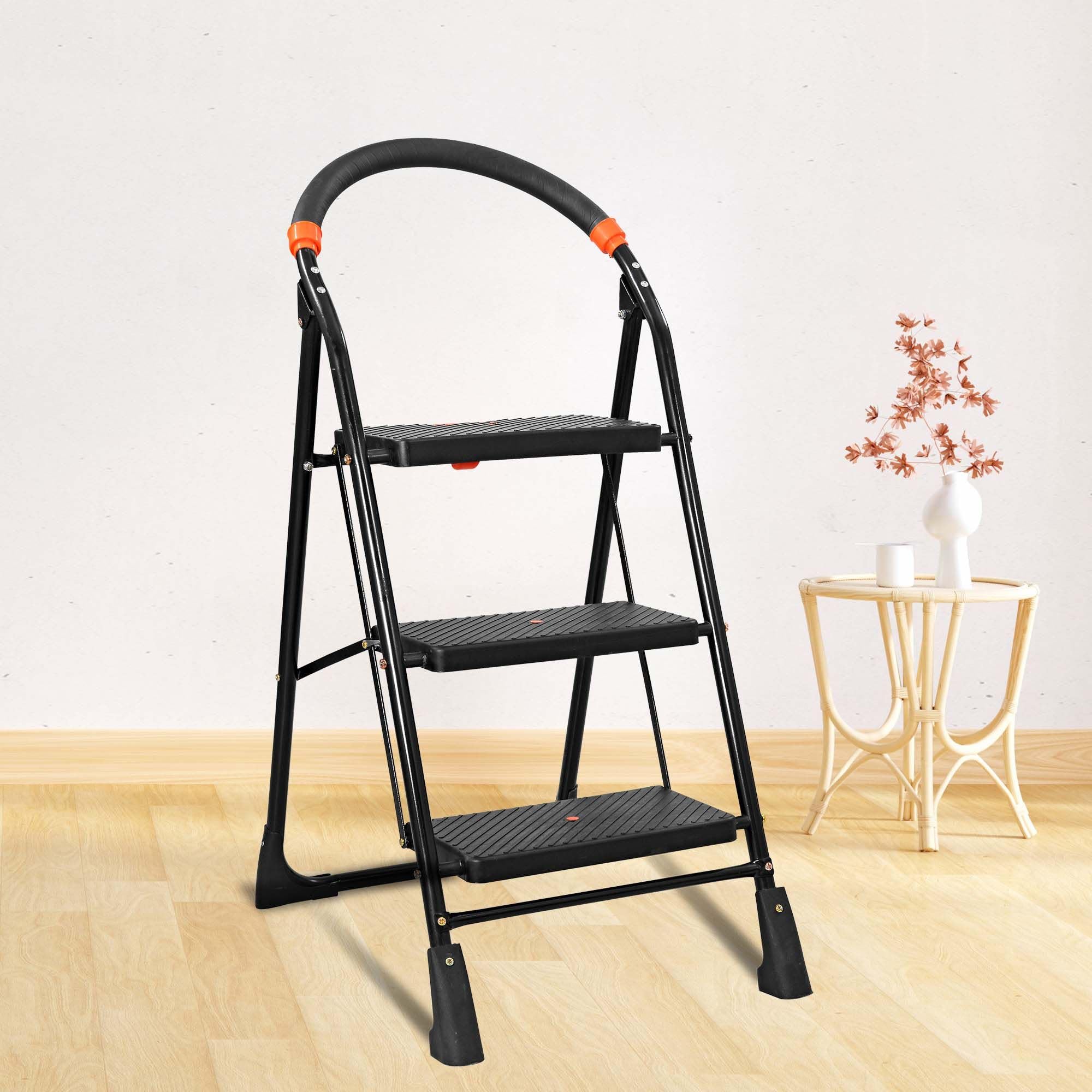 TNT The Next Trend 2 Step Heavy Duty Foldable Step Ladder | Extra Strong Wide Steps — Amazon image 3