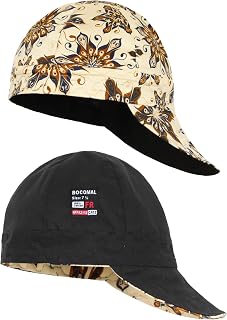 BOCOMAL Welding Cap FR CAT2 Midweight Printed 6 Pannel Welder Caps-2 Pack