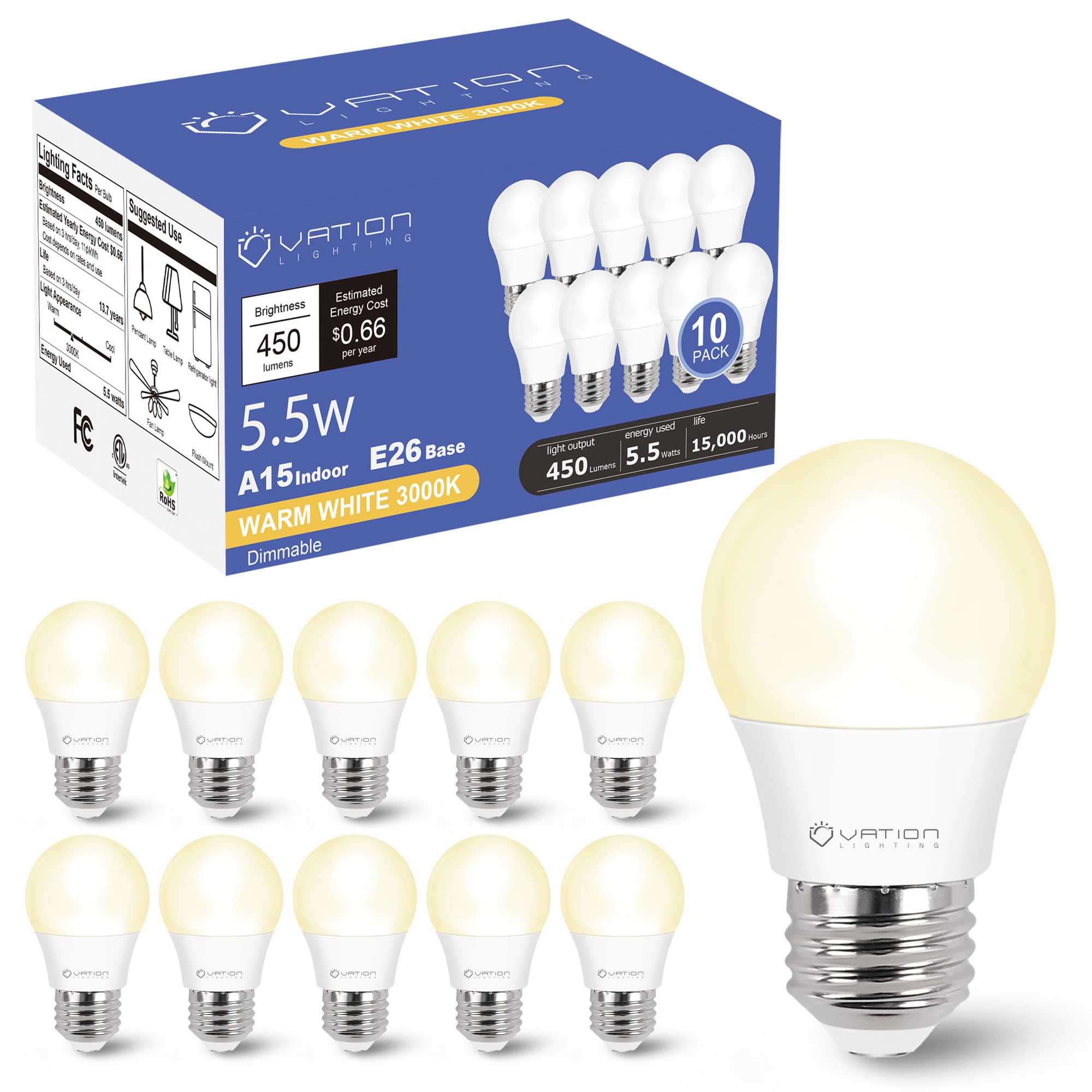 VATION LED A15 10-Pack
