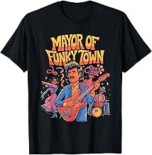 Mayor Of Funky Town Retro 70s Groove T-Shirt
