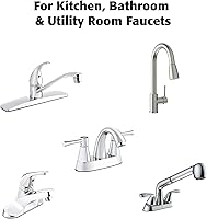 Vista 4 de Plumb Pak Tubo de suministro de grifo E-Z sin plomo de 16 pulgadas, acero inoxidable