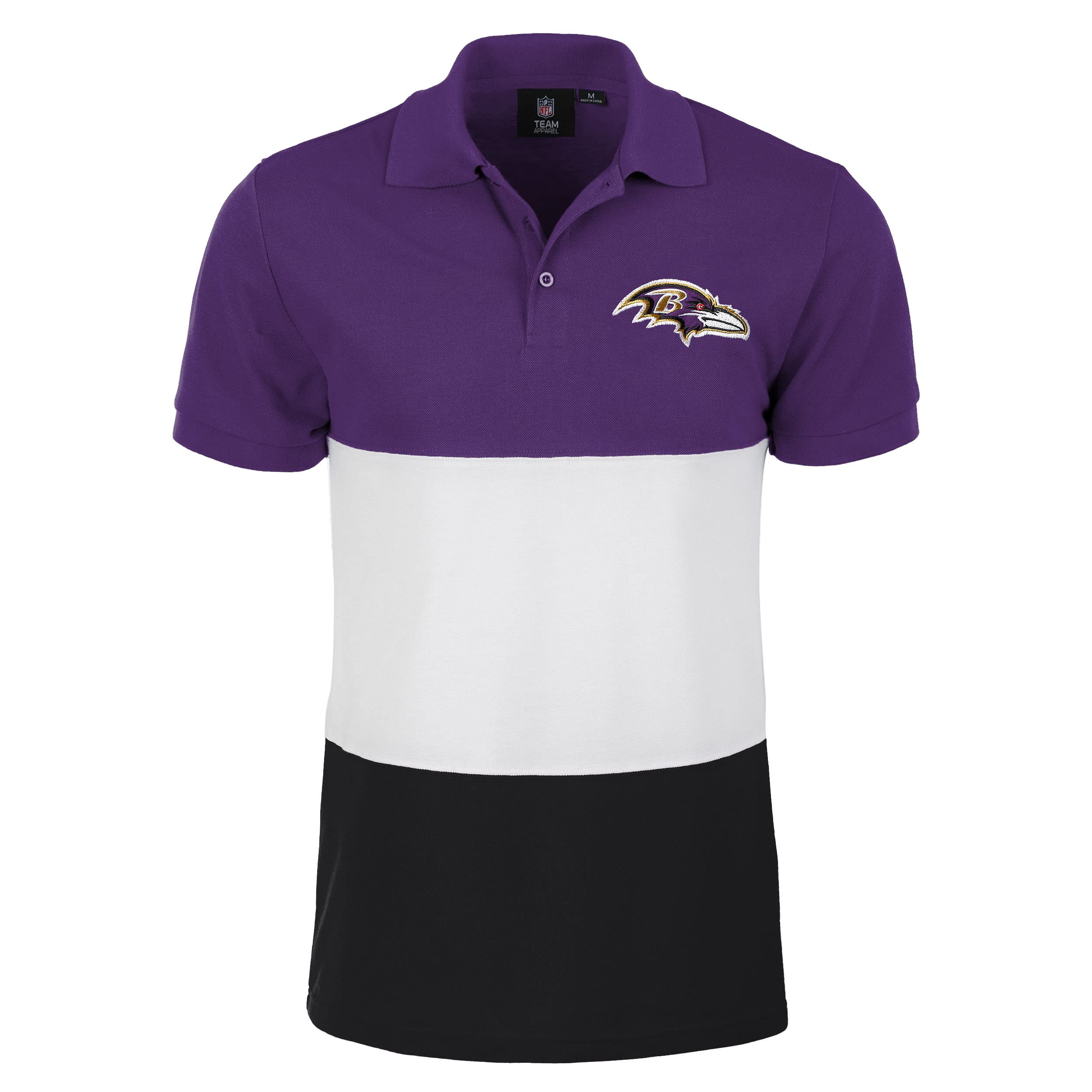FOCO NFL Team Logo Polo Short Sleeve Shirt
