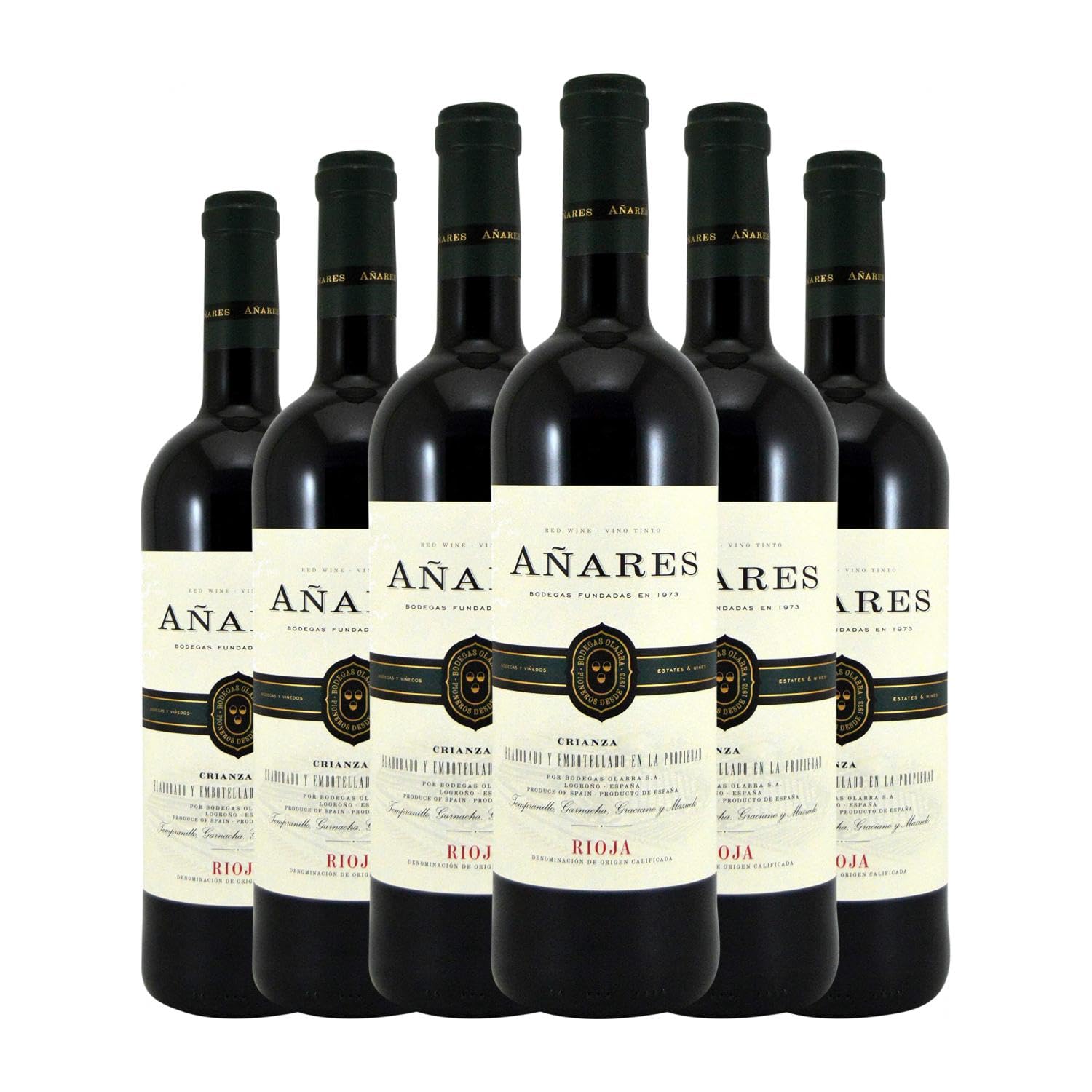 Olarra Añares Rioja Crianza 75 cl Vino tinto (Caja de 6 Botellas de 75 cl)