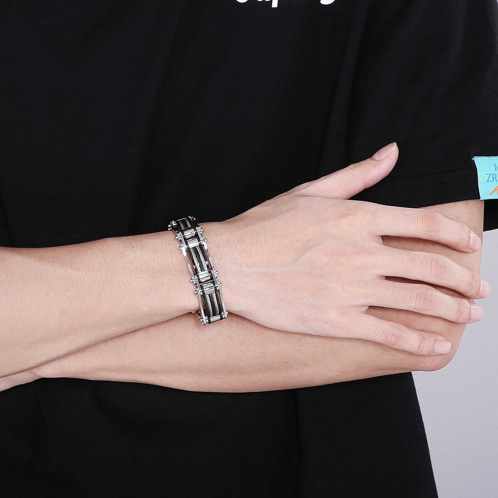 Armbänder Herren Armband Geschenk Armreif Retro Fahrradkette Armband Punk Armband Stilvoller Lässiger Armreif