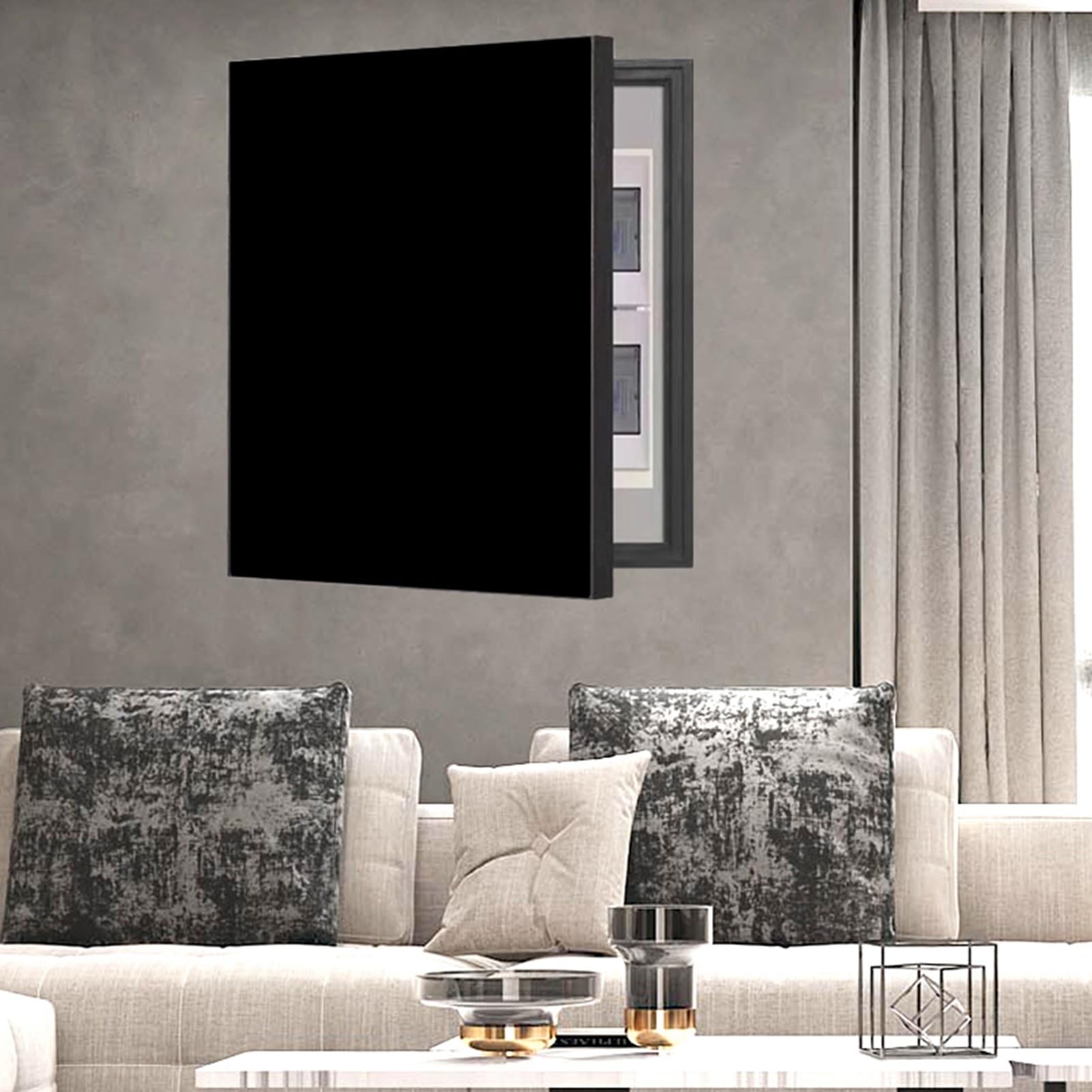 Cache-compteur électrique décoratif pour sublimer l'entrée de votre maison