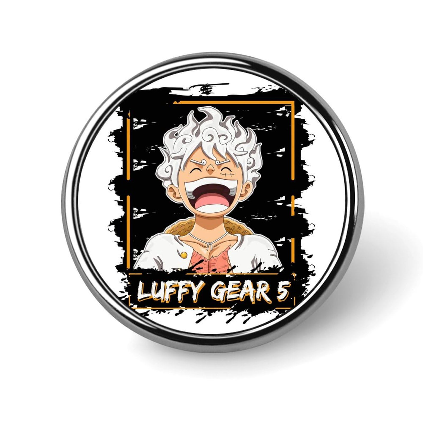 Amazon.co.jp: One Piece Round One Piece Luffy Gear 5 Lapel Pin 