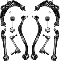 Vista 162 de Detroit Axle - Kit de suspensión delantera RWD de 10 piezas para Chevy GMC Silverado Sierra 1500 1999-2006, 2 brazos de control superior, 2 rótulas