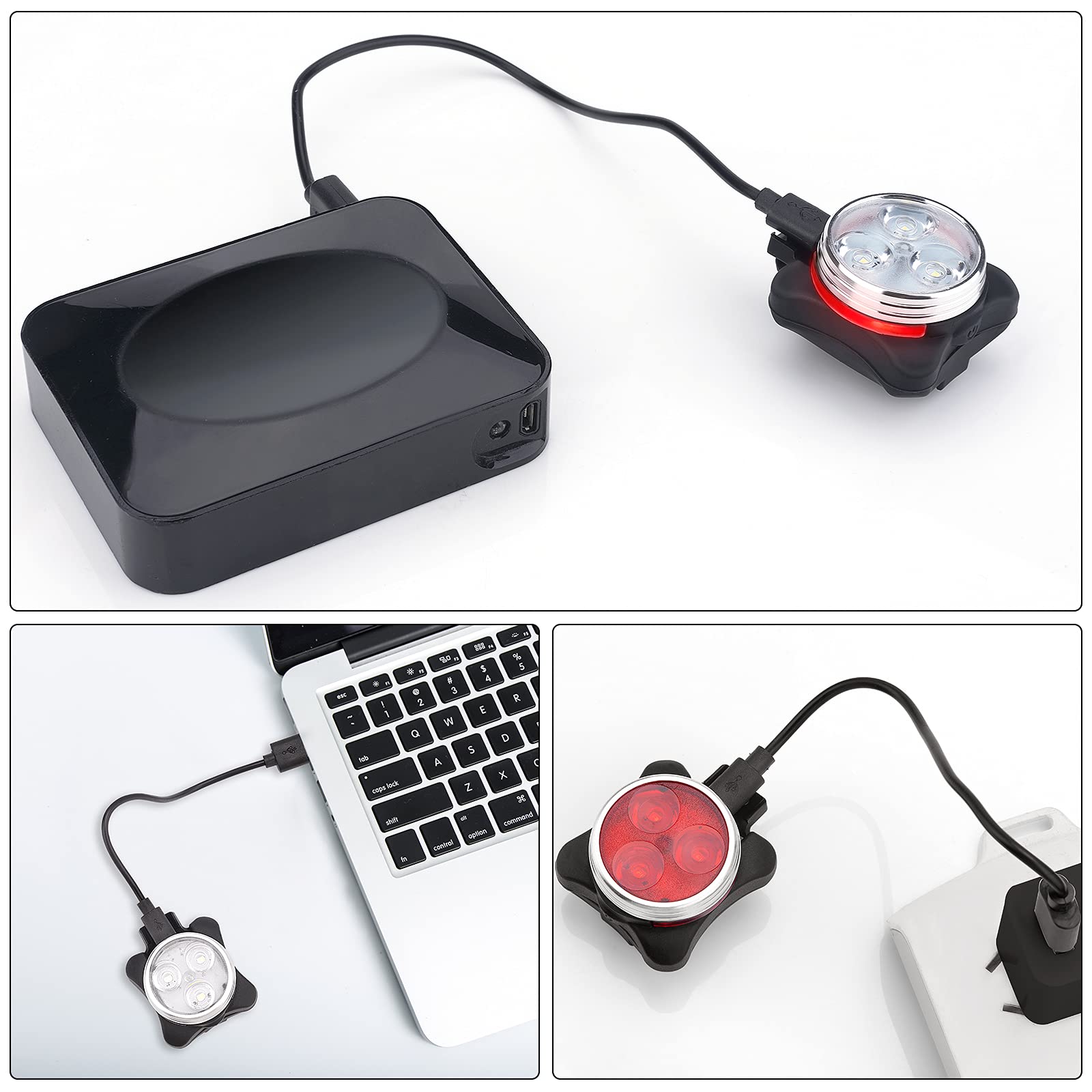 Oferta Especial Juego De Luces Ultra Brillantes, Luz De Bicicleta Recargable Con Oferta Especial Juego De Luces Ultra Brillantes, Luz De Bicicleta Recargable Con