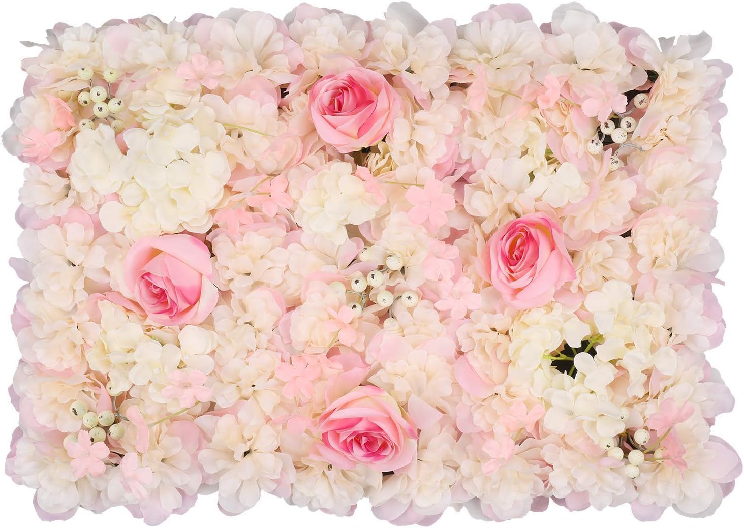 Artificial Flowers Wall Panels DIY Fake Flower Wall Silk