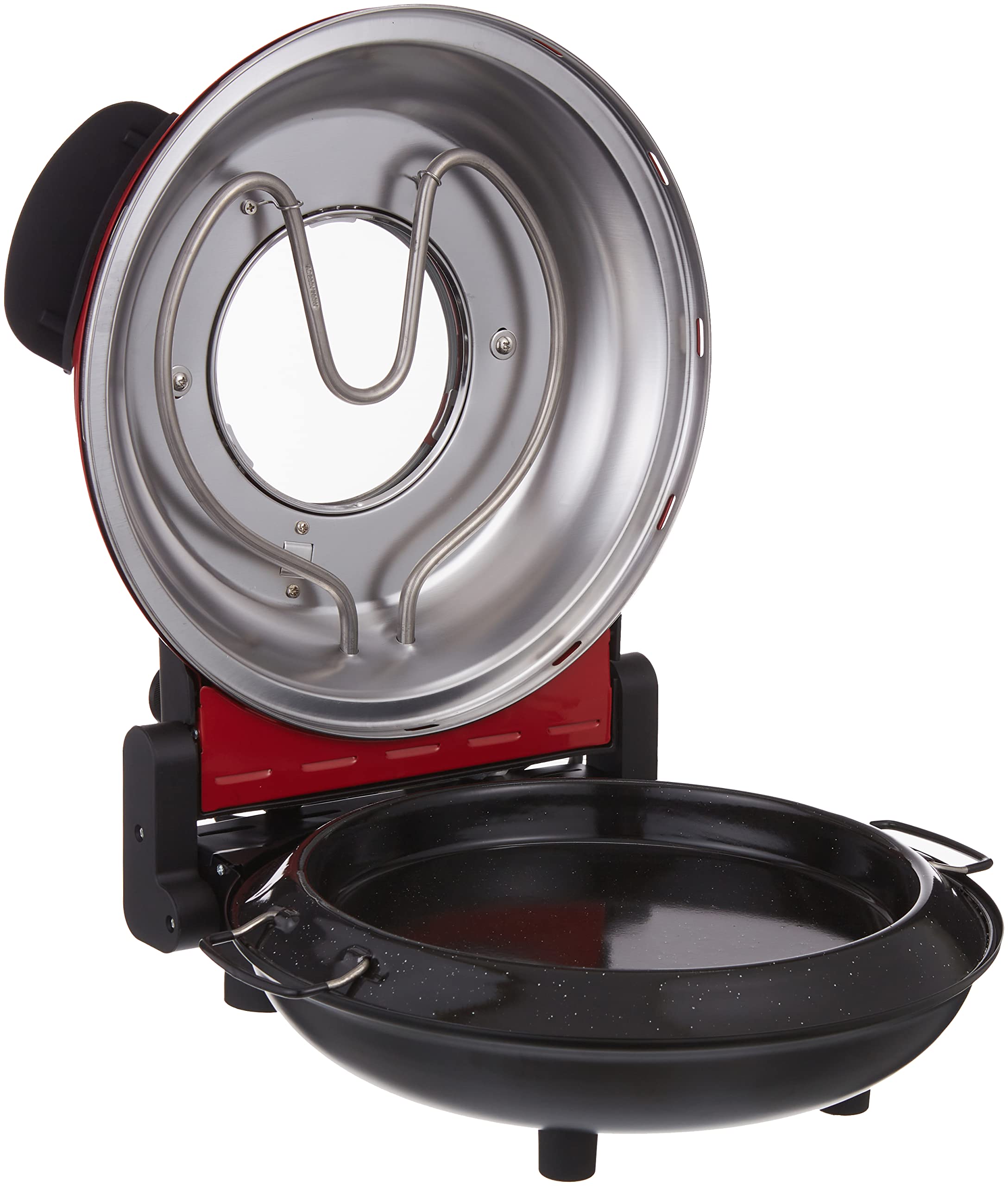 Non Solo Pizza Forno Pizza 1200W, 32 cm diametro, Termostato regolabile Max 400°
