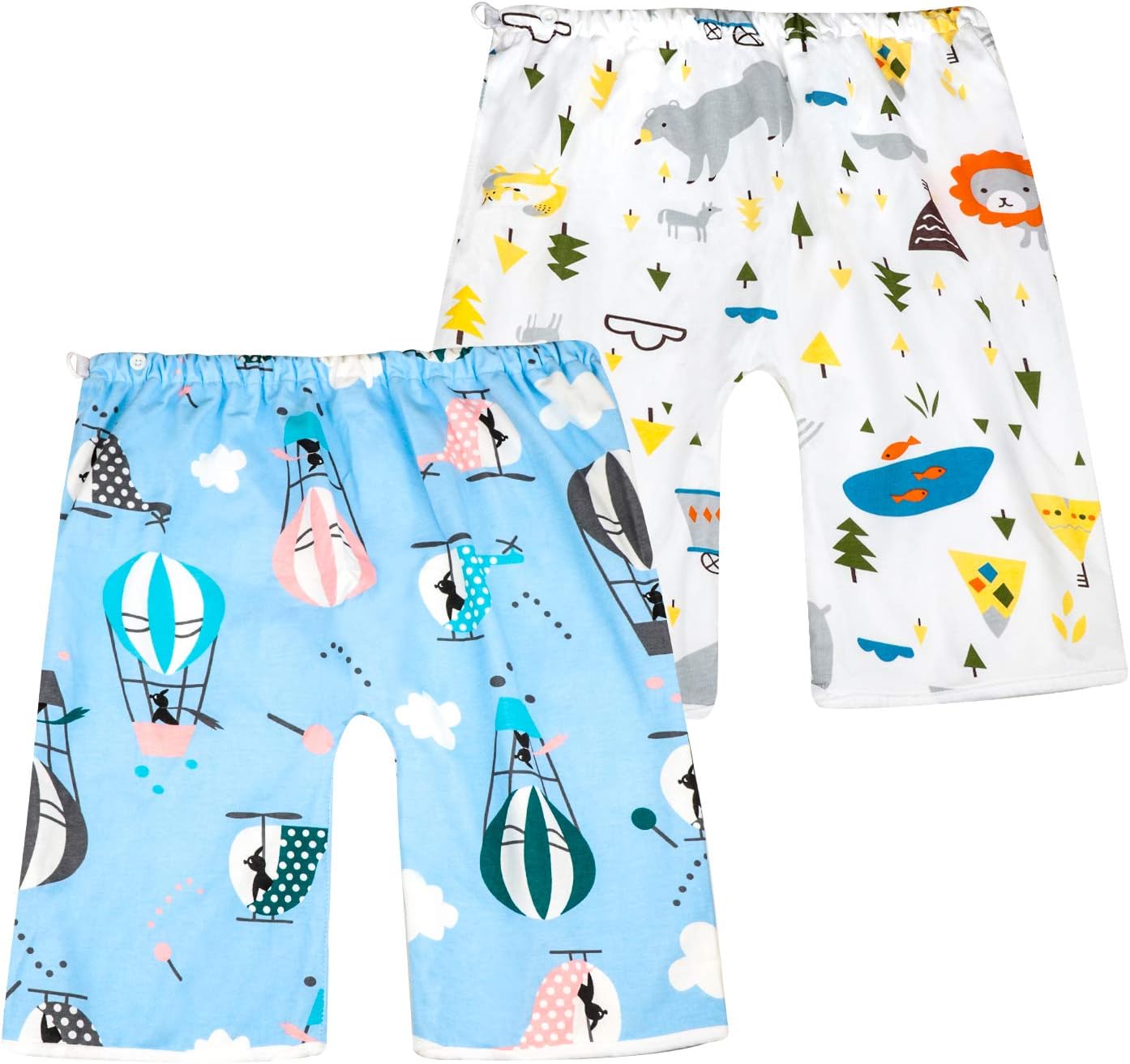 MooMoo Baby Diaper Pants for Potty Training Leakproof Toddler Training Underwear for Baby Boy 4-8T