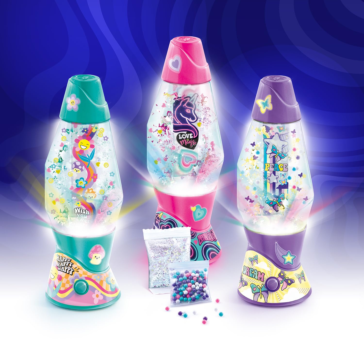Canal Toys - Style 4Ever - Mini Lámpara de Lava | Con Decoraciones y Brillantes