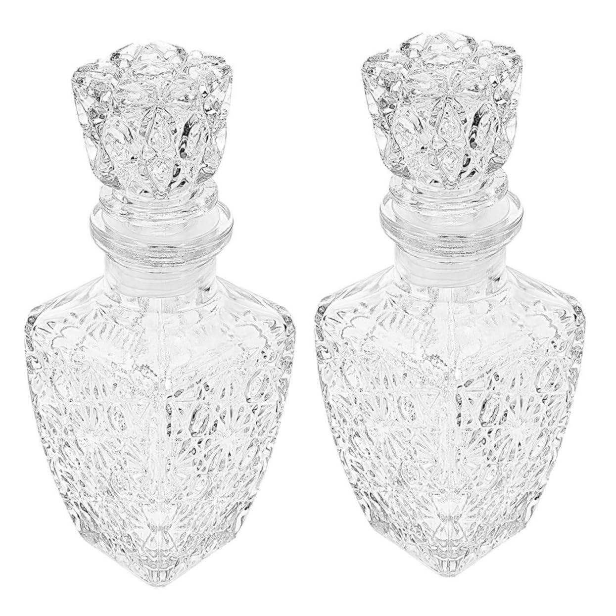 Bouteilles de vin de 250ml SECFOU lot de 2 flacons de table en verre
