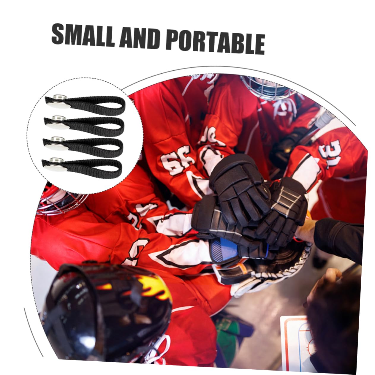 SOLUSTRE 15pares Correa De Barbilla Desmontable para Casco De Hockey De Correa De Seguridad Compatible La Mayoría Cascos Accesorios Esenciales para Jugadores De Hockey