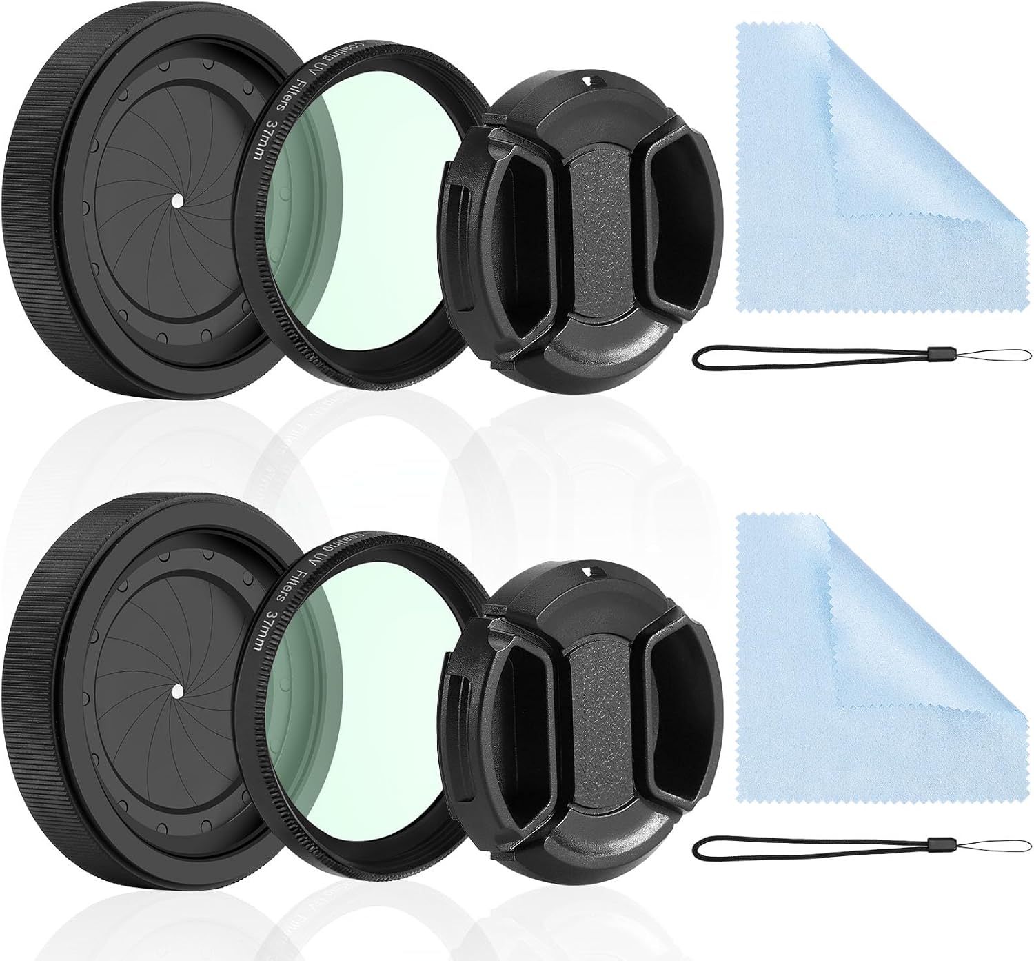 Adjustable Iris Aperture Diaphragm M30 to M37 Iris Aperture Diaphragm Adapter Optical Diaphragm 1.5-26mm Lens Module Adapter Ring PVS-14 PSV14 Optics(Adjustable iris pvs14*2)
