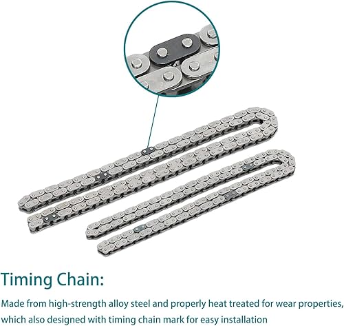 Miniatura 2 de Kit de cadena de distribución 9-4201S 2.4, compatible con Chevy Malibu Equinox GMC Terrain Pontiac Buick Saturn SAAB 2003-2015, reemplaza # 9-4201S