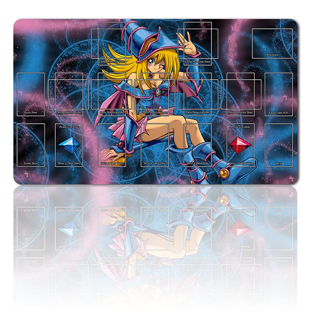Buy Mana the Dark Magician Girl YuGiOh playmat / Custom Playmat,Playmat Yugioh Sky Rubber