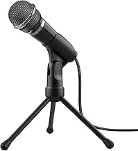 Trust Starzz Microphone and Stand for PC and Laptop with 3.5 mm Plug