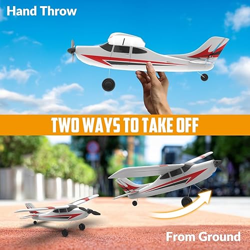 Vista 5 de VOLANTEXRC Avión RC para principiantes, avión 3CH 2.4Ghz avión de control remoto para adultos (76101)