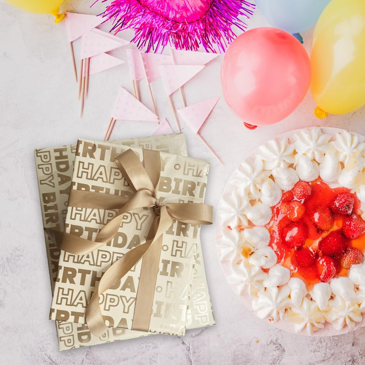 43cm X 15M Gift Wrapping Paper Roll For Birthday, Recyclable - View #12