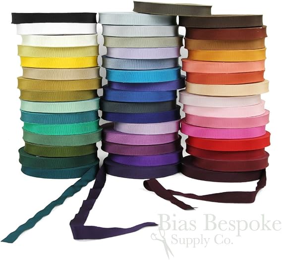 3 Yards of Vera 1'' Cotton & Viscose Petersham Grosgrain Ribbon, Cotton Candy Pink, Made in Italy
