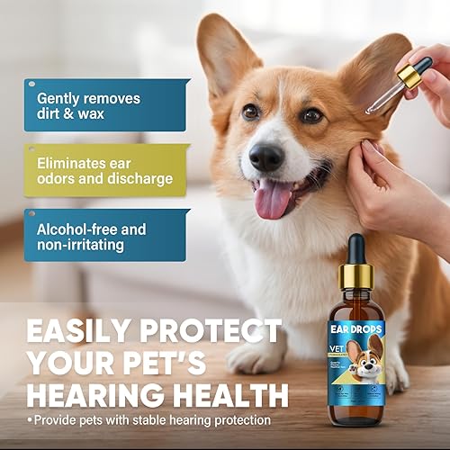 Miniatura 3 de Nutravita Gotas para los oídos para perros, tratamiento para infecciones de oído y limpiador de oídos para perros para picazón, tratamiento de