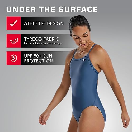 Vista 6 de TYR Traje de baño Tyreco Solid Diamondback para mujer