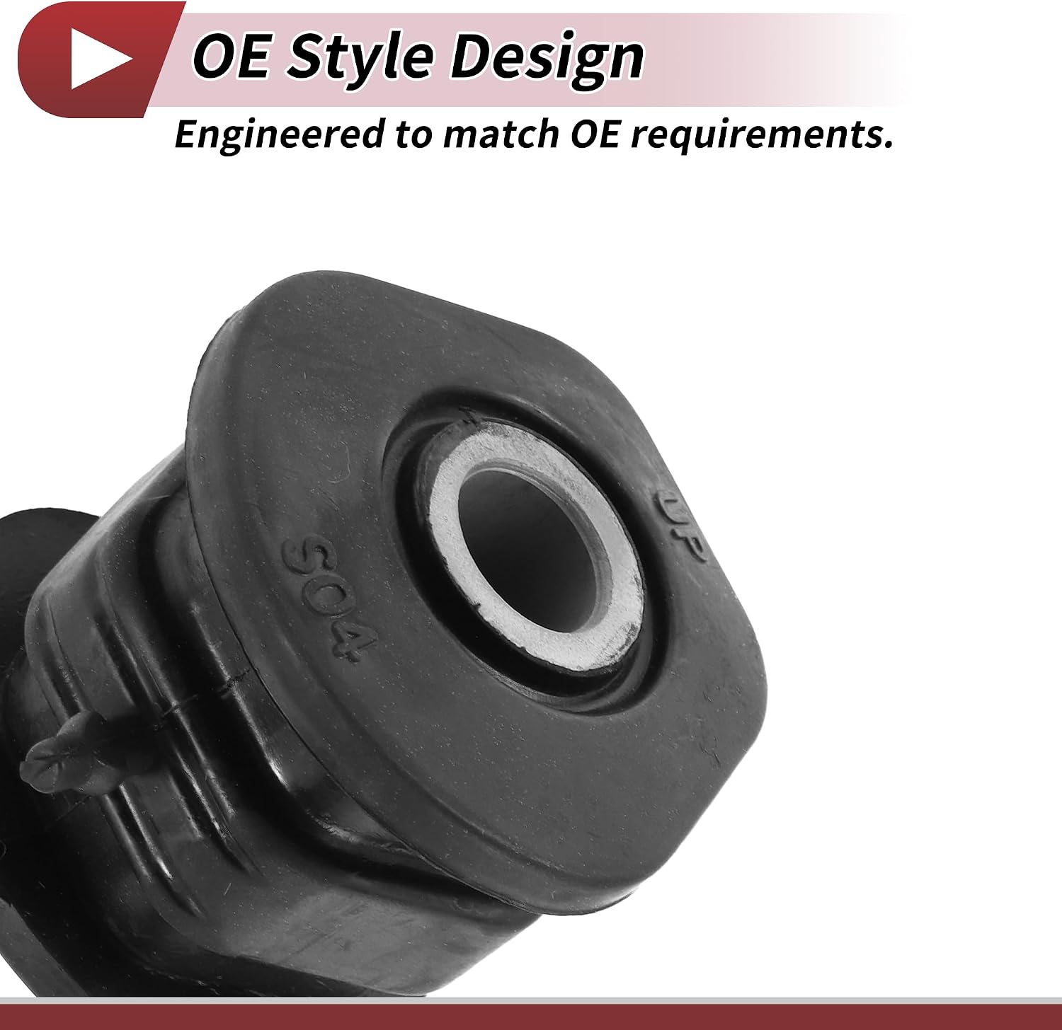 2 Pcs Control Arm Bushing for Honda CR-V Civic Front Lower No.51391S04005 Replace Parts