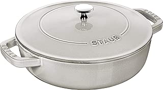 staub ストウブ 「 ブレイザー ソテーパン カンパーニュ 26cm 」 大きい 両手 ホーロー 鍋 すき焼き IH対応【日本正規販売品】 Braiser 40501-479