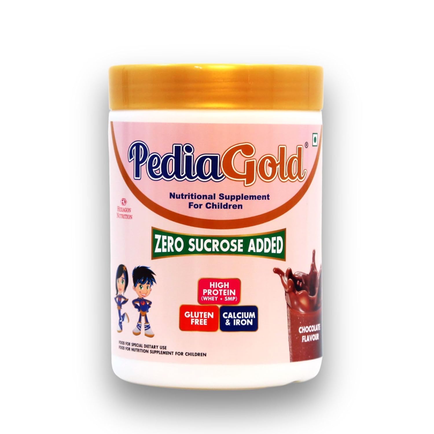 PEDIAGOLD – Sucrose Free Nutrition For Children- Premium Chocolate Powder- 400g