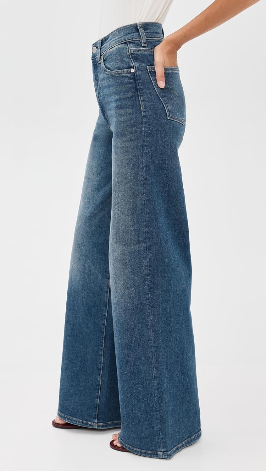 DL1961 Women's Hepburn Wide Leg High Rise Jeans - Image 4