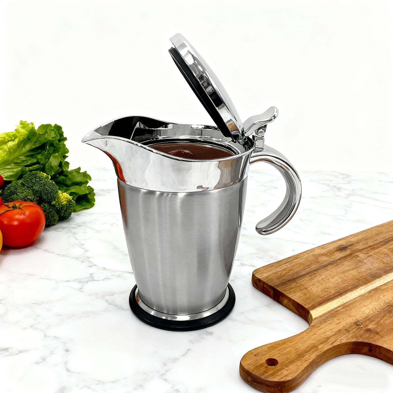 Pot À Sauce Récipient À Sauce Large Ouverture 750 ml