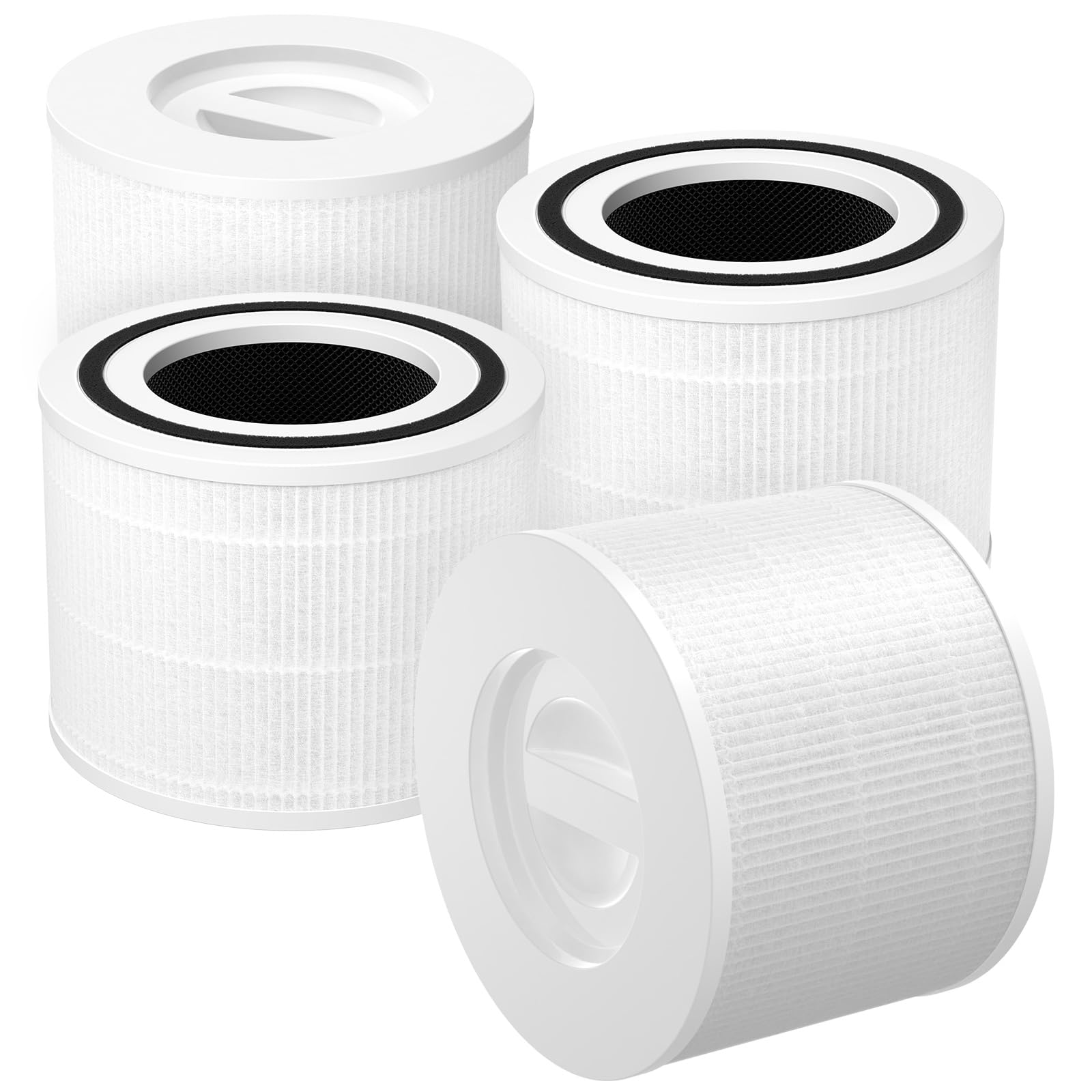 Core P350 Pet Care Replacement Filter for LEVOIT Core P350 Air Purifier, 3-in-1 H13 True HEPA Filter Replacement, Part # Core P350-RF, 4 Pack