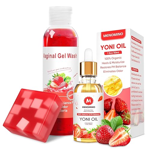 Miniatura 1 de Jabón femenino y barra de jabón Yoni y aceite de Yoni para mujeres, equilibrio de pH, lavado Yoni para hidratación vaginal, elimina el olor, 5.07