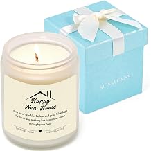 House Warming Gifts New Home, Housewarming Gifts New Home for Women Men Newhome Gift Ideas for Apartment Neighbor Homeowners, House Warming Decoration for Friends Soy Wax Candle
