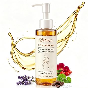 Firming Body Oil for Crepe Skin, After Shower Oil for Women & Men