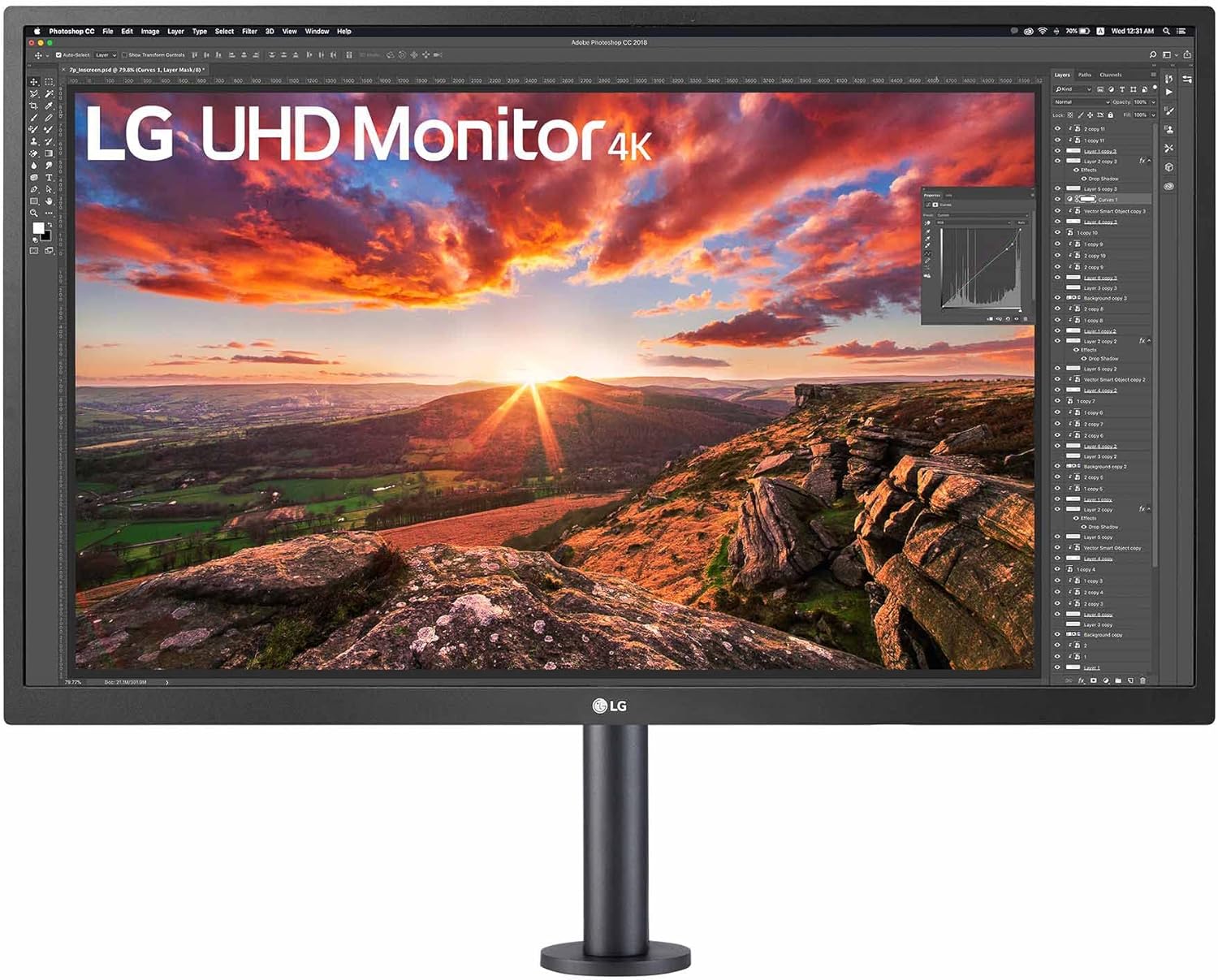 LG 27UK580B UHD Monitor 27" IPS UHD AMD FreeSync HDMI, DP